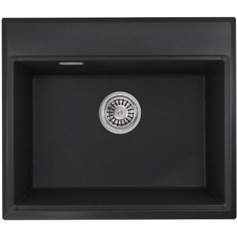 Кухонная мойка GRANULA 5805 шварц (черный металлик) Кухонная мойка GRANULA 5805 шварц (черный металлик)
