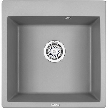 Кухонная мойка GRANULA GR-5102 алюминиум Кухонная мойка GRANULA GR-5102 алюминиум
