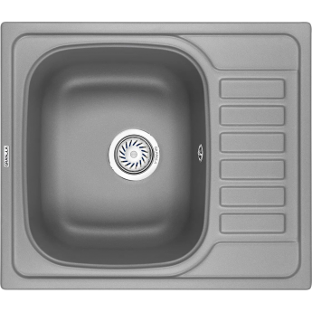 Кухонная мойка GRANULA GR-5801 алюминиум Кухонная мойка GRANULA GR-5801 алюминиум
