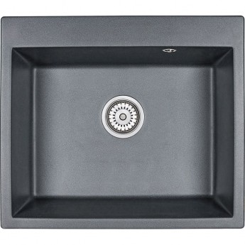 Кухонная мойка GRANULA GR-6001 шварц (черный металлик) Кухонная мойка GRANULA GR-6001 шварц (черный металлик)