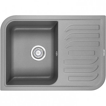 Кухонная мойка GRANULA GR-7001 алюминиум Кухонная мойка GRANULA GR-7001 алюминиум