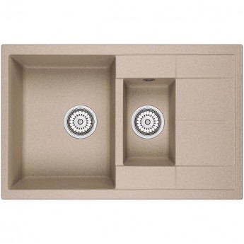 Кухонная мойка GRANULA GR-7802 песок
