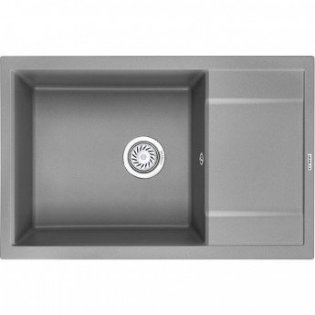 Кухонная мойка GRANULA GR-7805 алюминиум Кухонная мойка GRANULA GR-7805 алюминиум