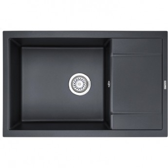 Кухонная мойка GRANULA GR-7805 шварц (черный металлик) Кухонная мойка GRANULA GR-7805 шварц (черный металлик)