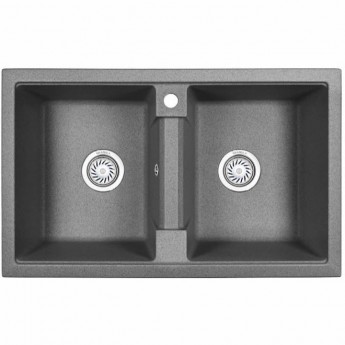 Кухонная мойка GRANULA GR-8101 графит (черно-серый) Кухонная мойка GRANULA GR-8101 графит (черно-серый)
