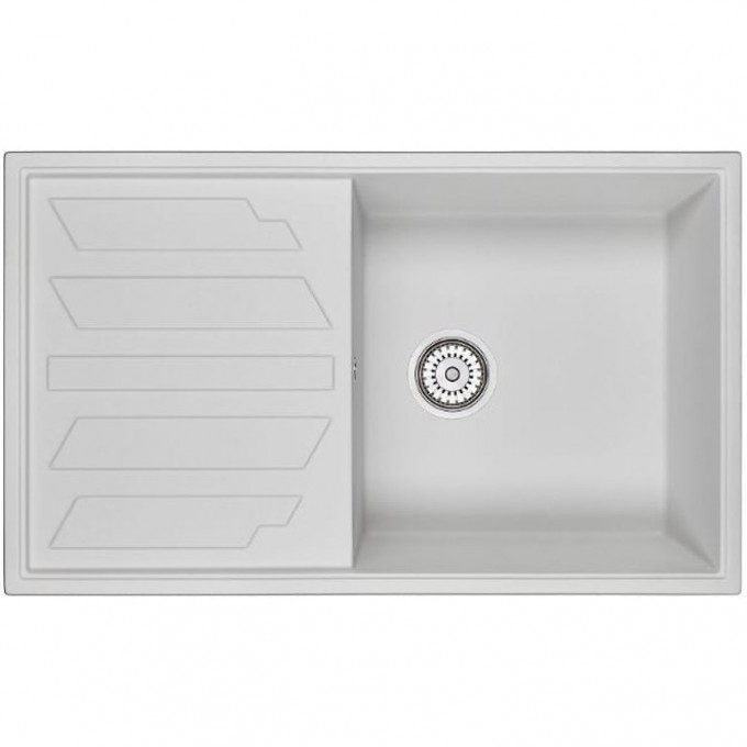 Кухонная мойка GRANULA GR-8601 арктик (белый) 8601 APKTIK