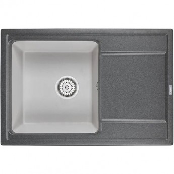 Кухонная мойка GRANULA HIBRID HI-74 графит/базальт Кухонная мойка GRANULA HIBRID HI-74 графит/базальт