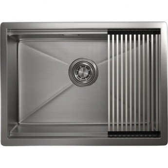 Кухонная мойка GRANULA KITCHEN SPACE KS-6045U сталь сатин Кухонная мойка GRANULA KITCHEN SPACE KS-6045U сталь сатин