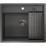 Кухонная мойка GRANULA KITCHEN SPACE KS-6051 графит матовый Кухонная мойка GRANULA KITCHEN SPACE KS-6051 графит матовый