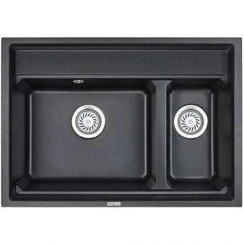 Кухонная мойка GRANULA KITCHEN SPACE KS-7302 черный