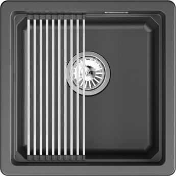 Кухонная мойка GRANULA KS-4501iU Шварц Кухонная мойка GRANULA KS-4501iU Шварц