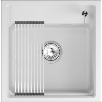 Кухонная мойка GRANULA KS-5002i АРКТИК (БЕЛЫЙ) кварц Кухонная мойка GRANULA KS-5002i АРКТИК (БЕЛЫЙ) кварц