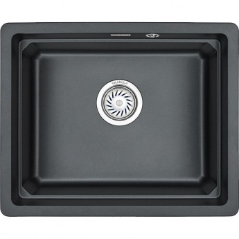 Кухонная мойка GRANULA KS-5501U, шварц (черный металлик) Кухонная мойка GRANULA KS-5501U, шварц (черный металлик)