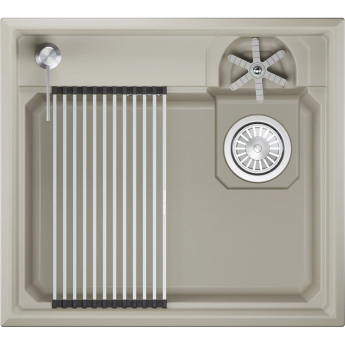 Кухонная мойка GRANULA KS-5807R КРЕМАН кварц Кухонная мойка GRANULA KS-5807R КРЕМАН кварц