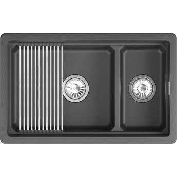 Кухонная мойка GRANULA KS-7304iU Черный