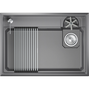 Кухонная мойка GRANULA KS-7308R АЛЮМИНИУМ кварц Кухонная мойка GRANULA KS-7308R АЛЮМИНИУМ кварц