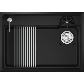 Кухонная мойка GRANULA KS-7308R ЧЕРНЫЙ RINZER Кухонная мойка GRANULA KS-7308R ЧЕРНЫЙ RINZER