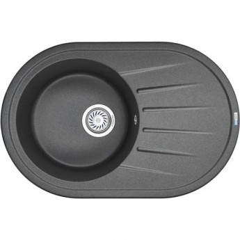 Кухонная мойка GRANULA СТАНДАРТ ST-7601 графит (черно-серый) Кухонная мойка GRANULA СТАНДАРТ ST-7601 графит (черно-серый)