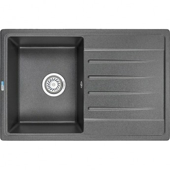 Кухонная мойка GRANULA СТАНДАРТ ST-7602 графит (черно-серый) Кухонная мойка GRANULA СТАНДАРТ ST-7602 графит (черно-серый)