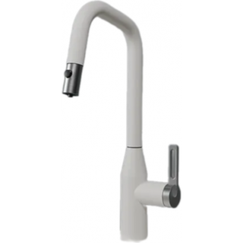 Смеситель для кухни GRANULA 8171 арктик с выдвижным изливом Смеситель для кухни GRANULA 8171 арктик с выдвижным изливом