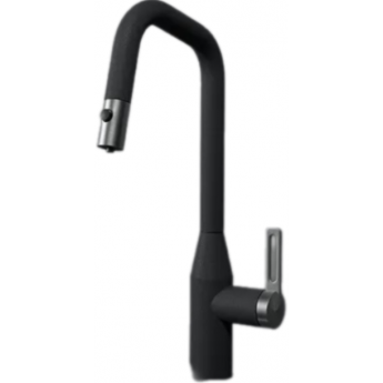 Смеситель для кухни GRANULA 8171 графитс выдвижным изливом Смеситель для кухни GRANULA 8171 графитс выдвижным изливом