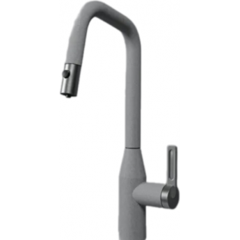 Смеситель для кухни GRANULA 8171 шварц с выдвижным изливом Смеситель для кухни GRANULA 8171 шварц с выдвижным изливом