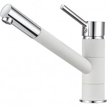 Смеситель GRANULA GR-0010 арктик (белый) Смеситель GRANULA GR-0010 арктик (белый)