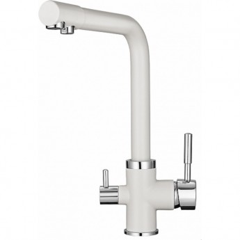 Смеситель GRANULA GR-2015 арктик (белый) Смеситель GRANULA GR-2015 арктик (белый)