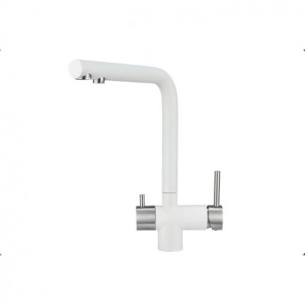 Смеситель GRANULA GR-2305 арктик (белый) Смеситель GRANULA GR-2305 арктик (белый)