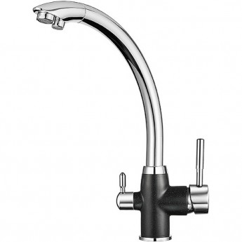 Смеситель GRANULA GR-3167 ХРОМ/ЧЕРНЫЙ Смеситель GRANULA GR-3167 ХРОМ/ЧЕРНЫЙ