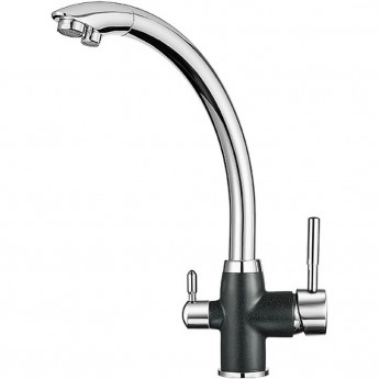 Смеситель GRANULA GR-3167 ХРОМ/ШВАРЦ (ЧЕРНЫЙ МЕТАЛЛИК) Смеситель GRANULA GR-3167 ХРОМ/ШВАРЦ (ЧЕРНЫЙ МЕТАЛЛИК)