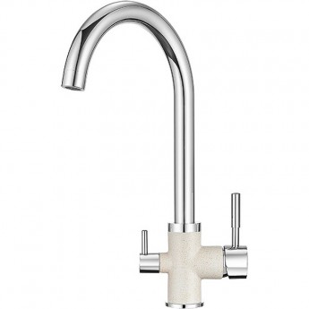 Смеситель GRANULA GR-3168 ХРОМ/ПИРИТ Смеситель GRANULA GR-3168 ХРОМ/ПИРИТ