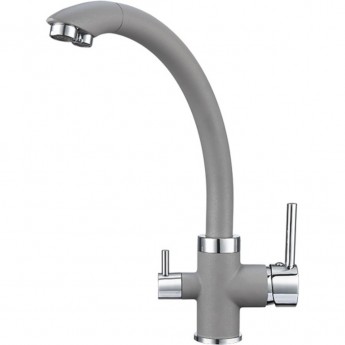 Смеситель GRANULA GR-2167 алюминиум Смеситель GRANULA GR-2167 алюминиум