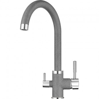 Смеситель GRANULA GR-2168 графит (черно-серый) Смеситель GRANULA GR-2168 графит (черно-серый)