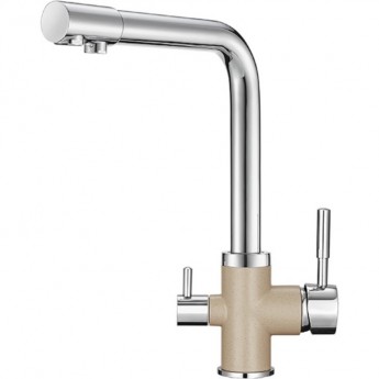 Смеситель GRANULA GR-3015 ХРОМ/ПЕСОК Смеситель GRANULA GR-3015 ХРОМ/ПЕСОК